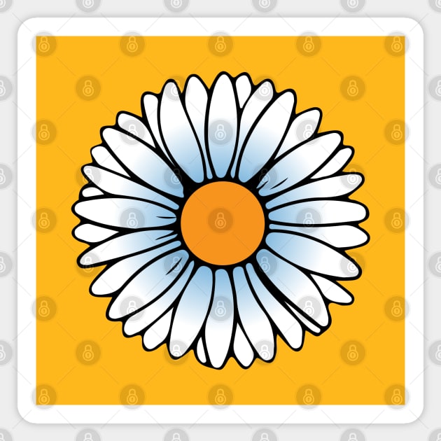 Big Daisy Sticker by BeyondGraphic